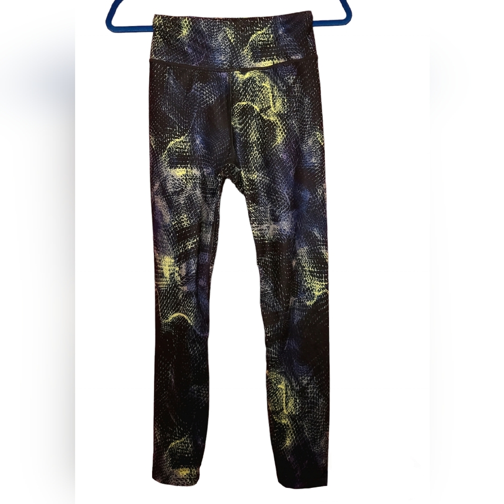 Joy Lab Leggings, XS, Blue, Yellow